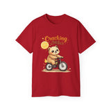 Cracking Miles Cute Bear on Bicycle T‑Shirt