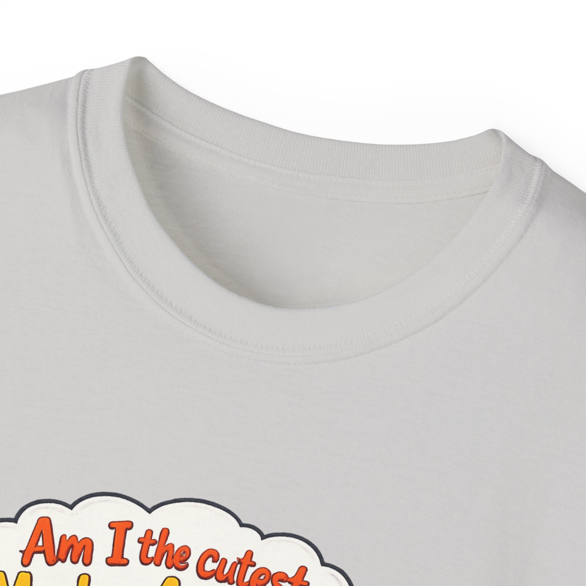 T-Shirt — 'Am I the Cutest Monkey Around?' Cute Monkey & Teddy Graphic Tee