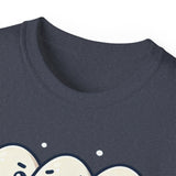 Cute Egg Friends T‑Shirt — "Good Vibes Only" Kawaii Tee