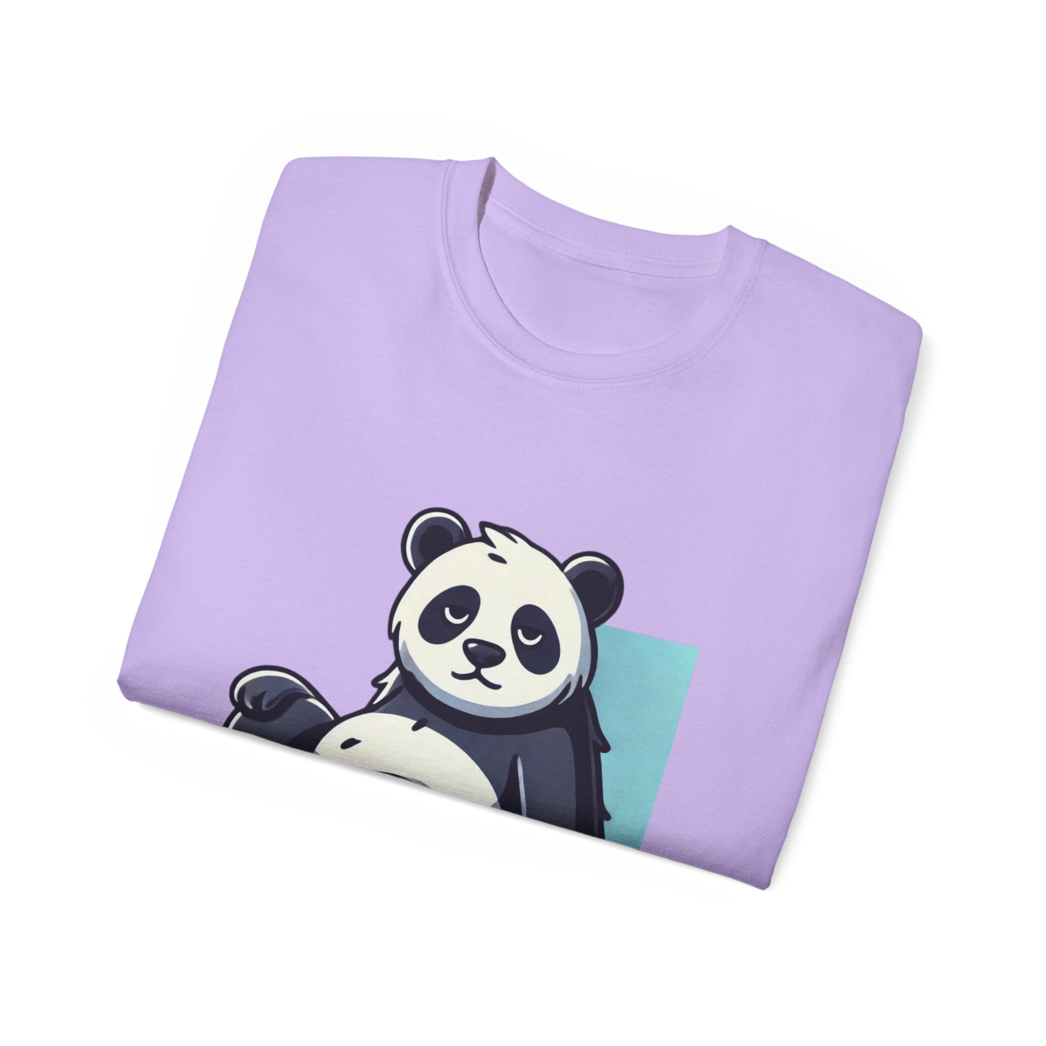 Energy Efficient Panda T-Shirt — "I'm Not Lazy, I'm Energy Efficient" Cute Graphic Tee