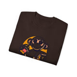Life Is Good Monkey T‑Shirt — Cute Cartoon Monkey Drinking Juice Tee