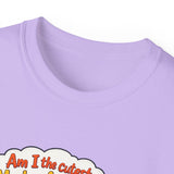 T-Shirt — 'Am I the Cutest Monkey Around?' Cute Monkey & Teddy Graphic Tee