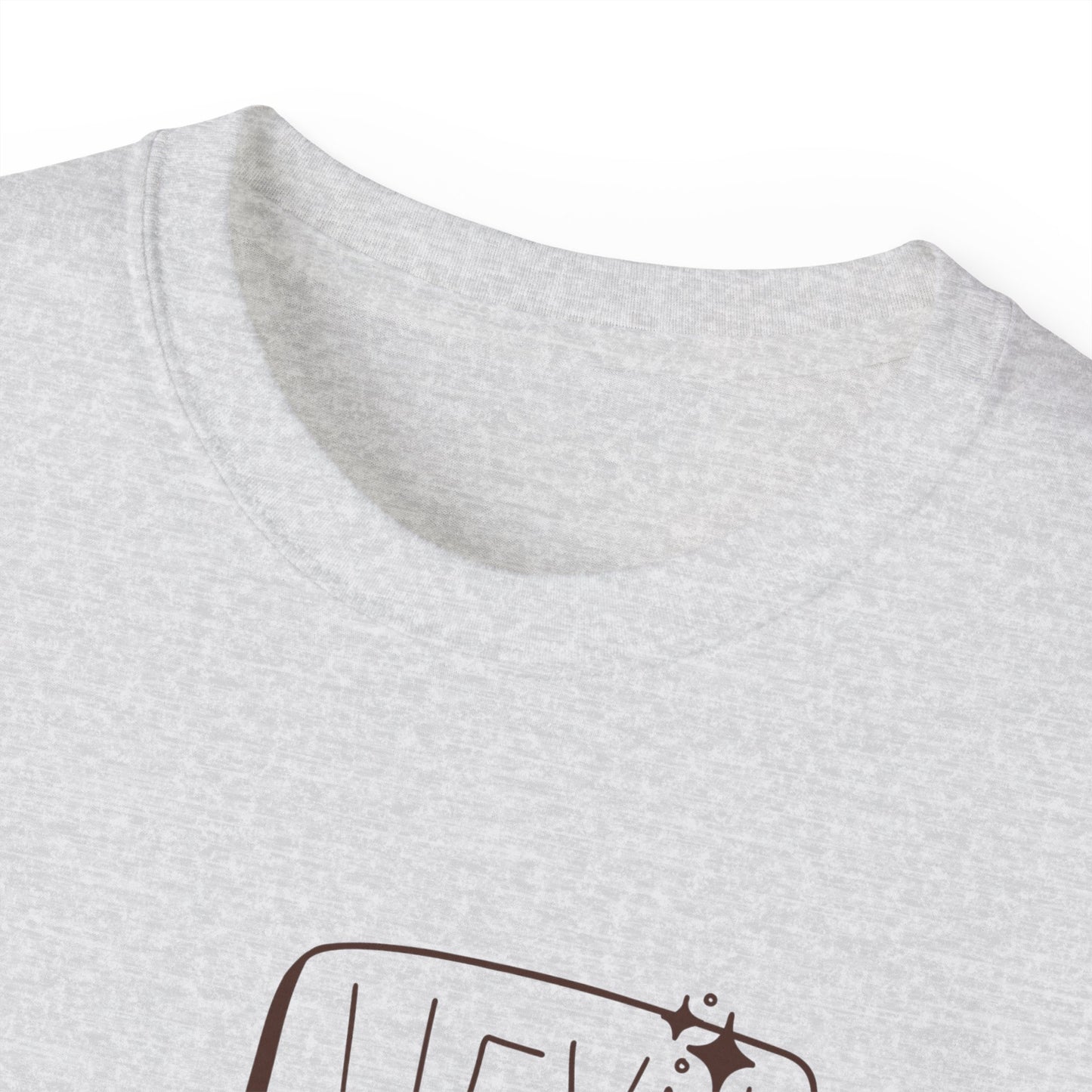Coffee Bean Cartoon Tee — "Heya!" Cute Morning Coffee T-Shirt