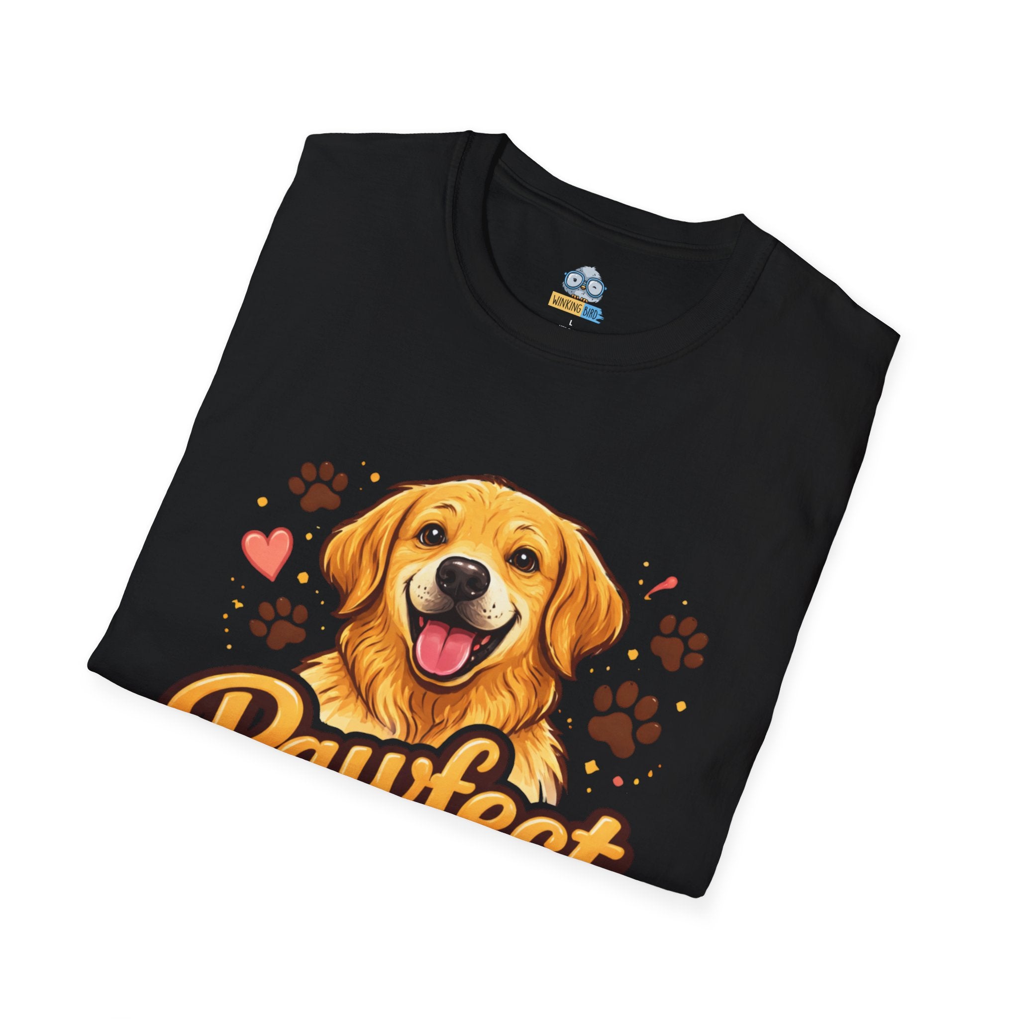 T-Shirt — "Pawfect Life" Golden Retriever Graphic Tee