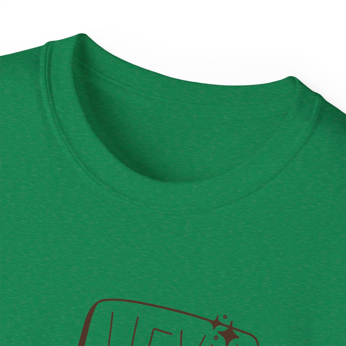 Coffee Bean Cartoon Tee — "Heya!" Cute Morning Coffee T-Shirt