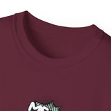 Cute Cat & Mouse Graphic Tee – 'Meow' Cartoon Pet Shirt