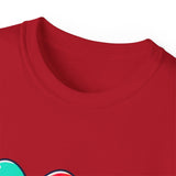 Cute Easter Egg Trio T‑Shirt — Colorful Cartoon Eggs Graphic Tee