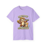 T-Shirt — “Fun Today, Fit Tomorrow” Sloth Workout Graphic Tee