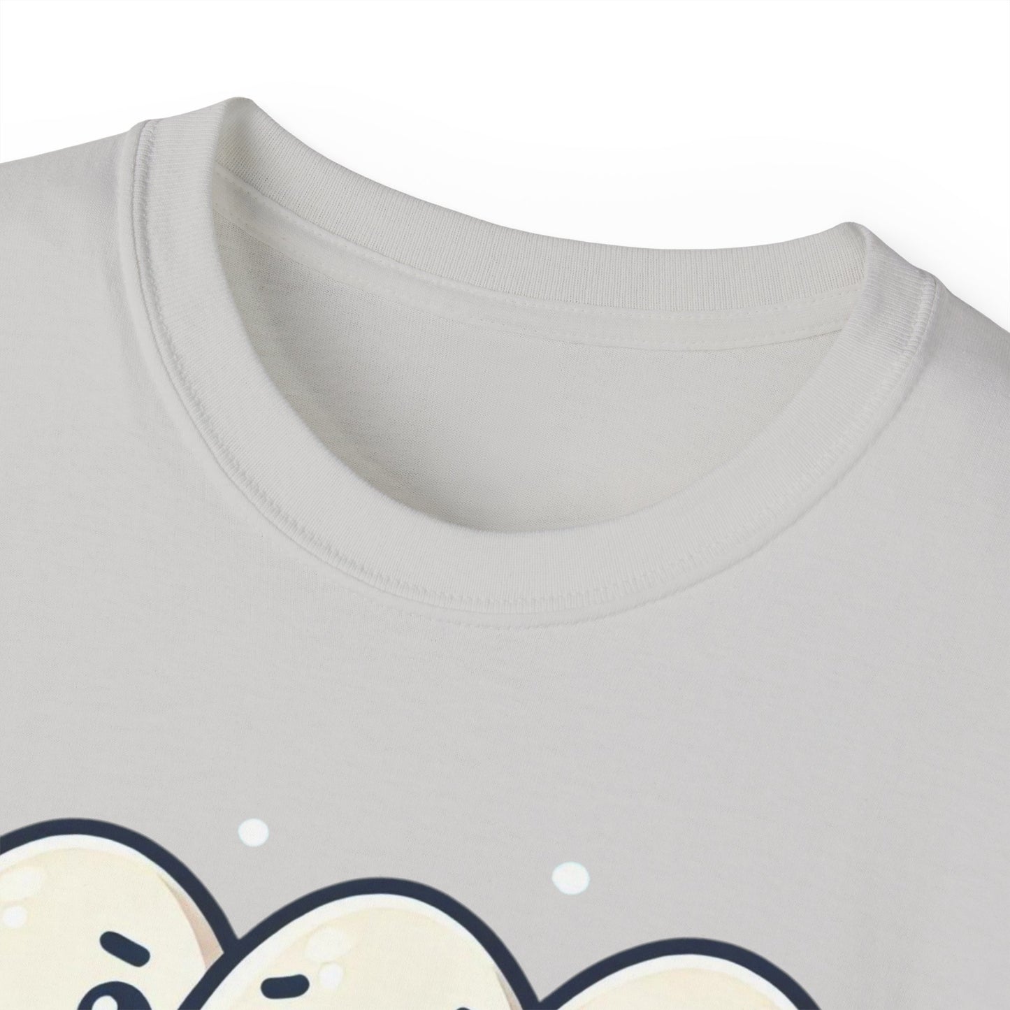 Cute Egg Friends T‑Shirt — "Good Vibes Only" Kawaii Tee