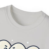 Cute Egg Friends T‑Shirt — "Good Vibes Only" Kawaii Tee