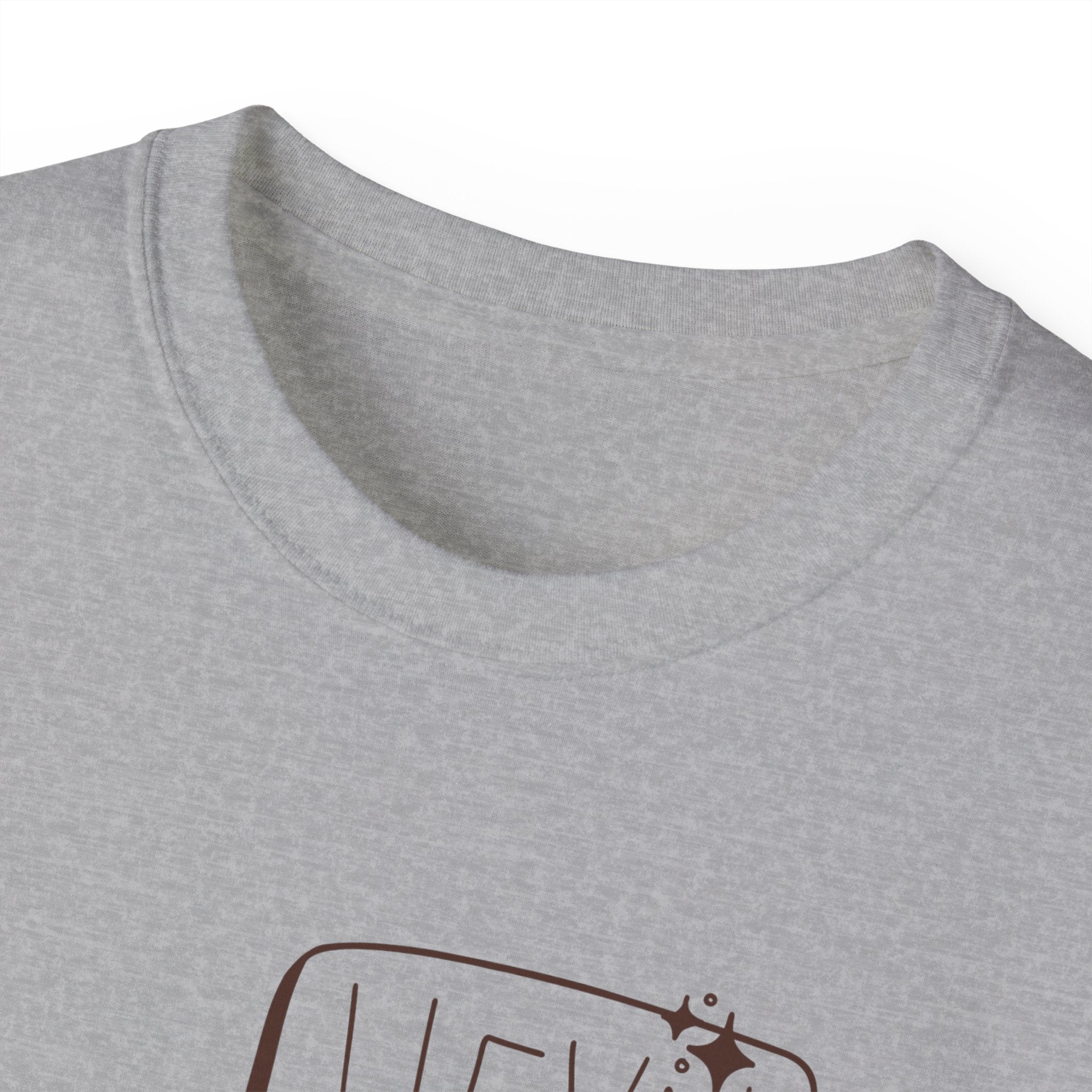 Coffee Bean Cartoon Tee — "Heya!" Cute Morning Coffee T-Shirt