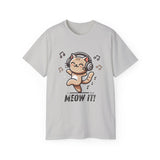 Meow It! Dancing Cat Headphones T-Shirt