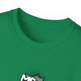 Cute Cat & Mouse Graphic Tee – 'Meow' Cartoon Pet Shirt