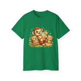 Cute Monkey Family Orange Juice T‑Shirt — Playful Tropical Kids Tee