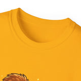 Cute Monkey & Puppy Orange Juice T-Shirt — Playful Tropical Animal Tee