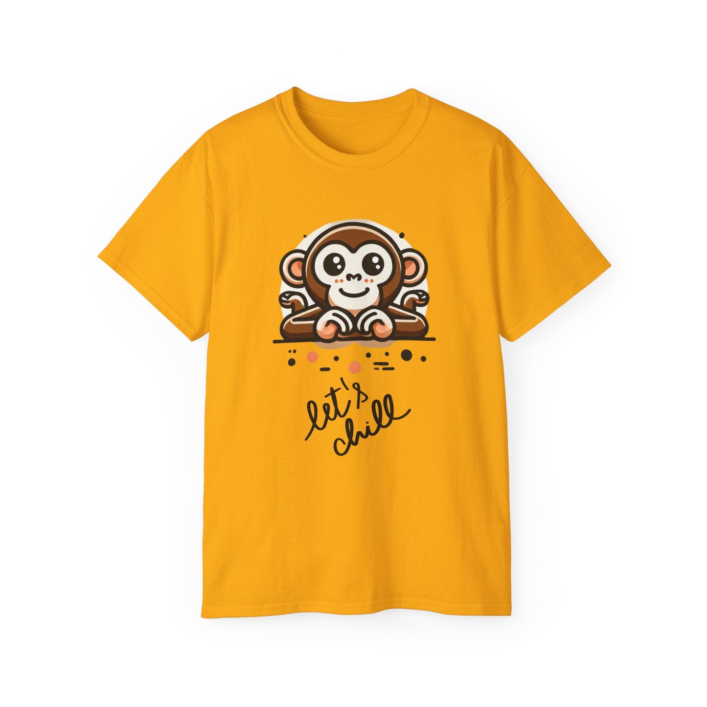 Let's Chill Monkey T-Shirt — Cute Relaxed Graphic Tee