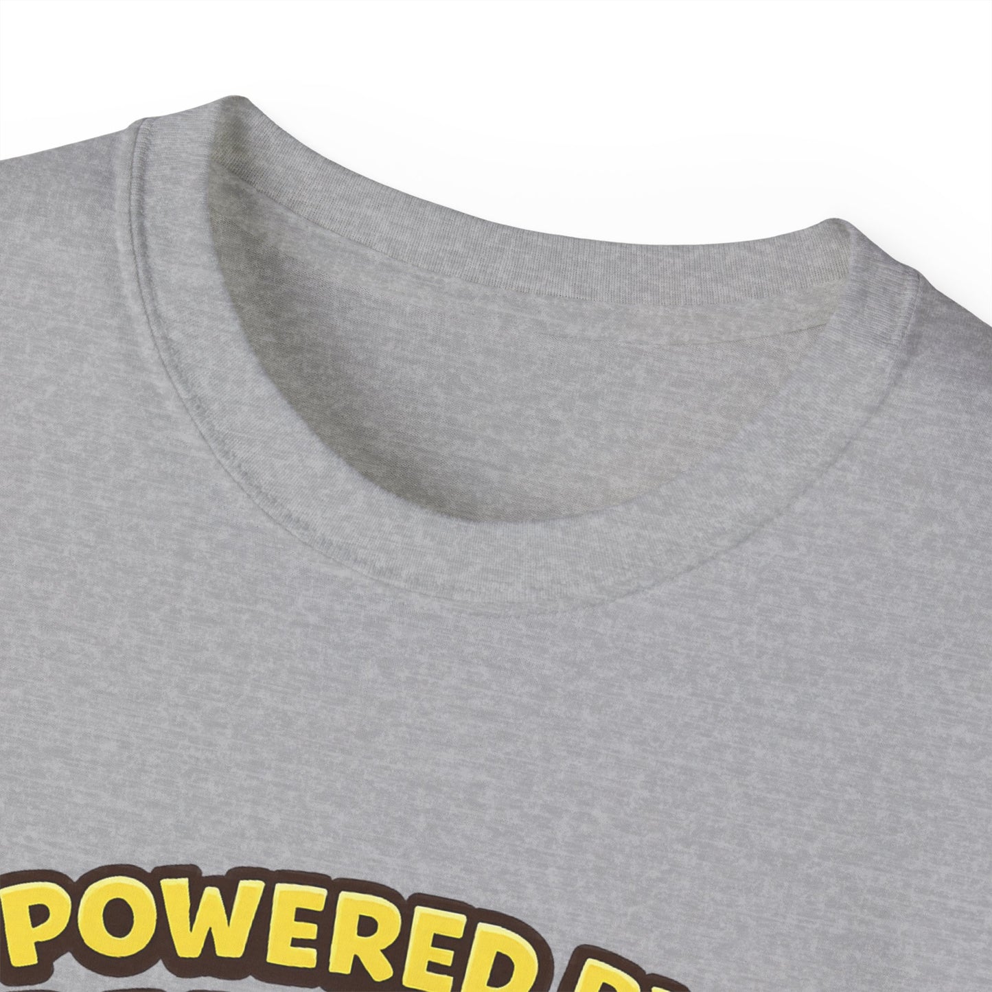Powered by Bananas Tee — Cute Surfing Monkey & Teddy Graphic Shirt