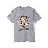 Meow It! Dancing Cat Headphones T-Shirt