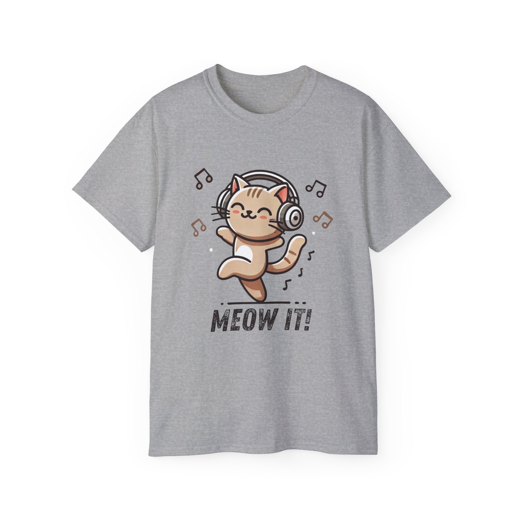 Meow It! Dancing Cat Headphones T-Shirt