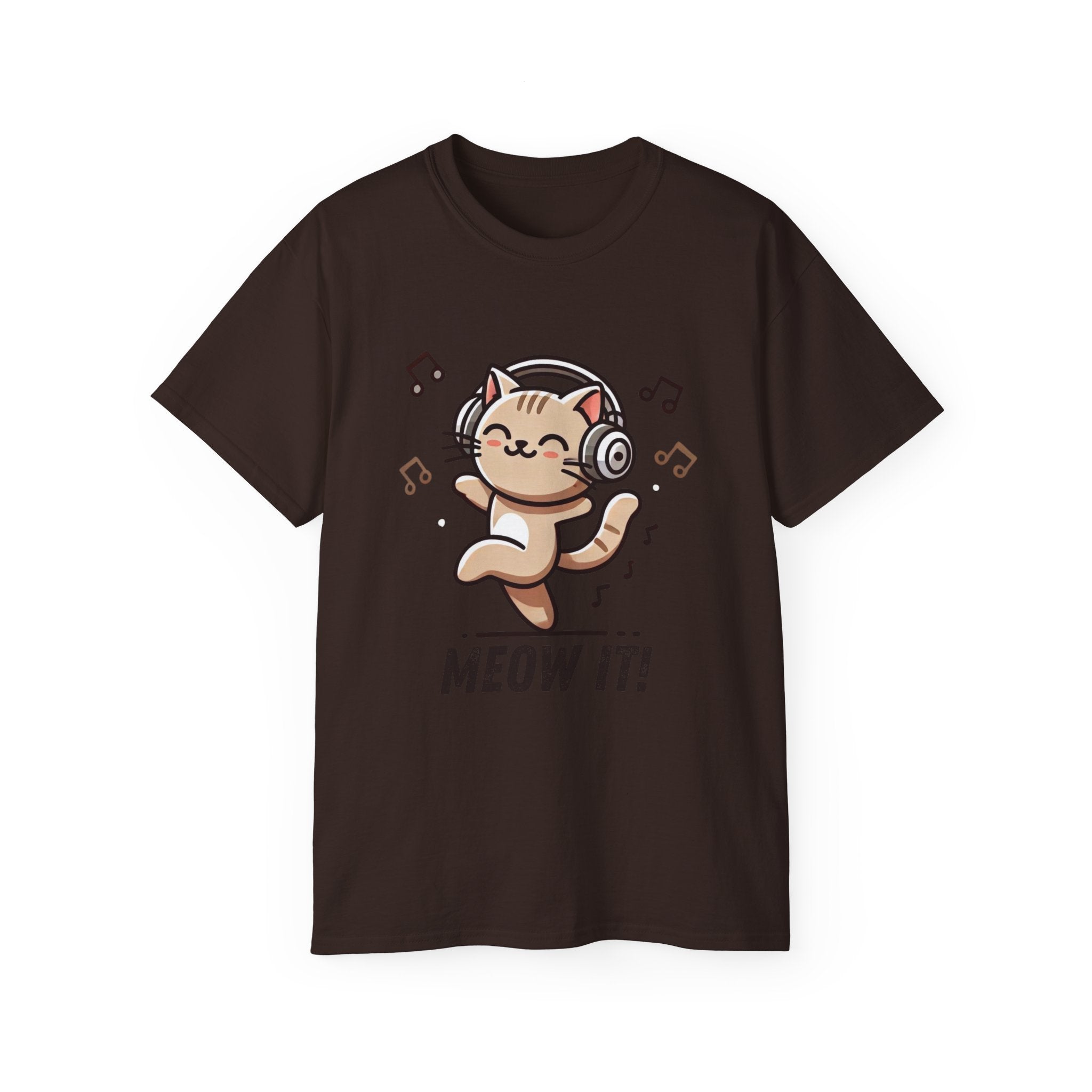 Meow It! Dancing Cat Headphones T-Shirt