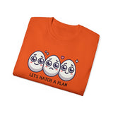 Let's Hatch a Plan Tee — Cute Egg Trio Graphic T-Shirt