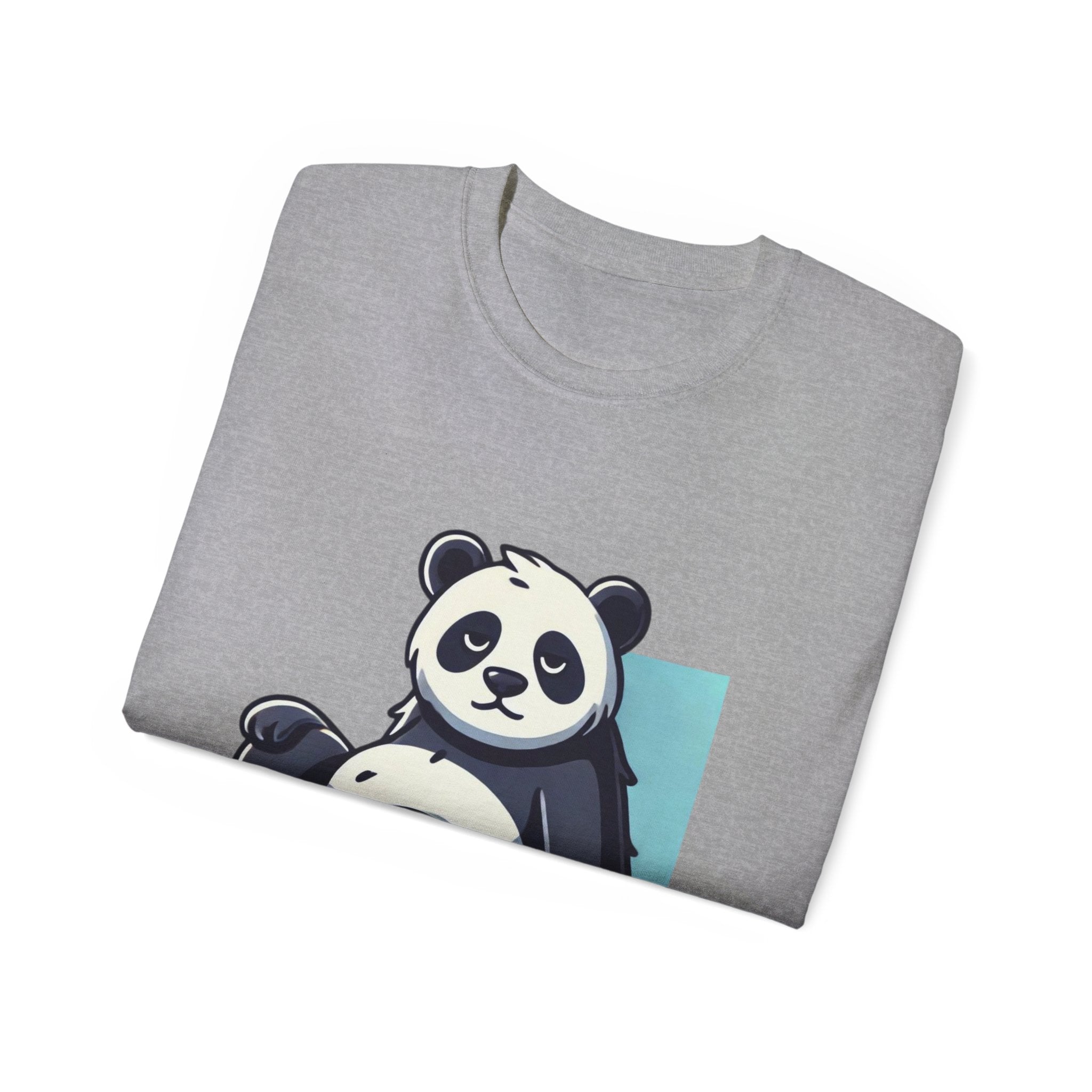 Energy Efficient Panda T-Shirt — "I'm Not Lazy, I'm Energy Efficient" Cute Graphic Tee