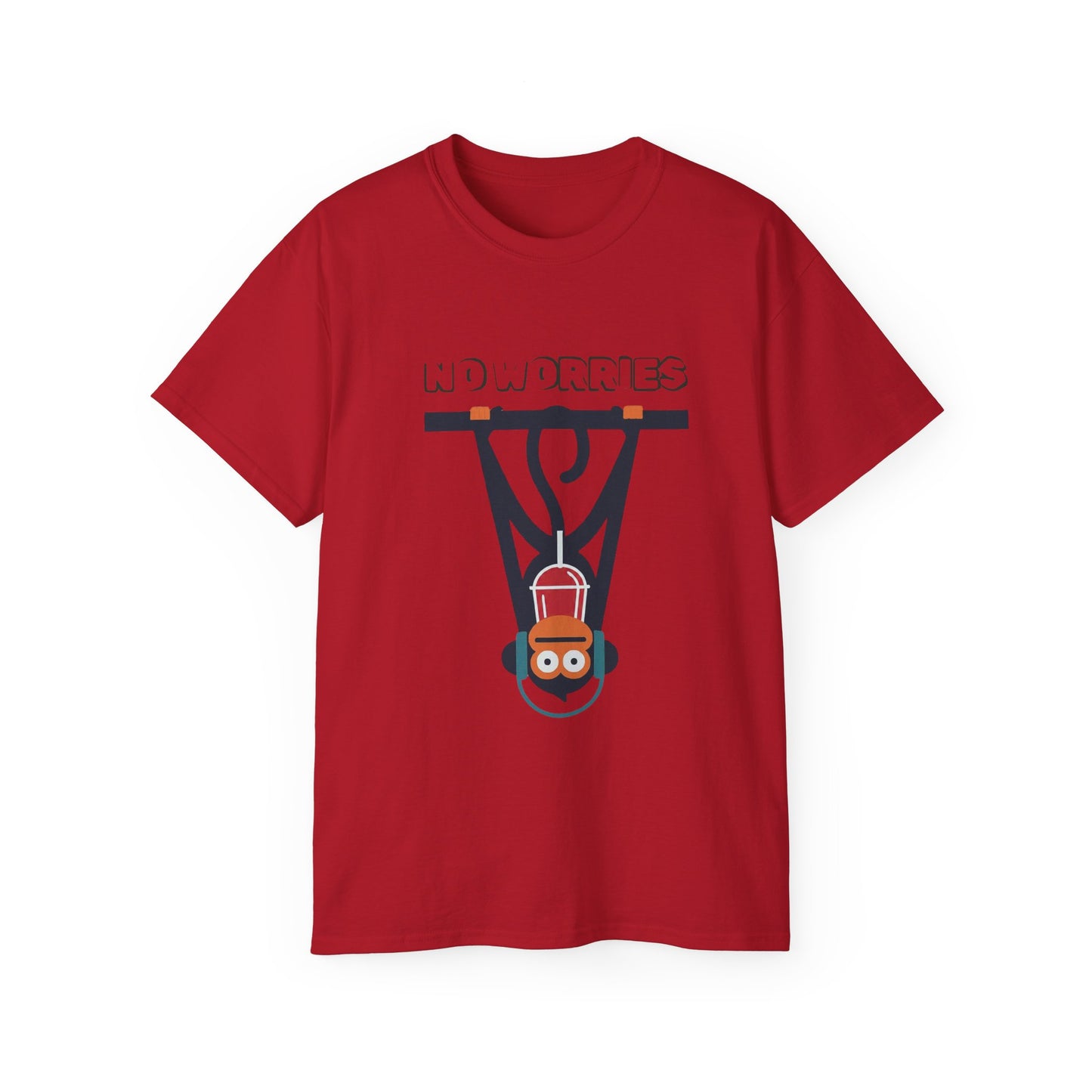 No Worries Sloth T‑Shirt — Cute Hanging Sloth Graphic Tee