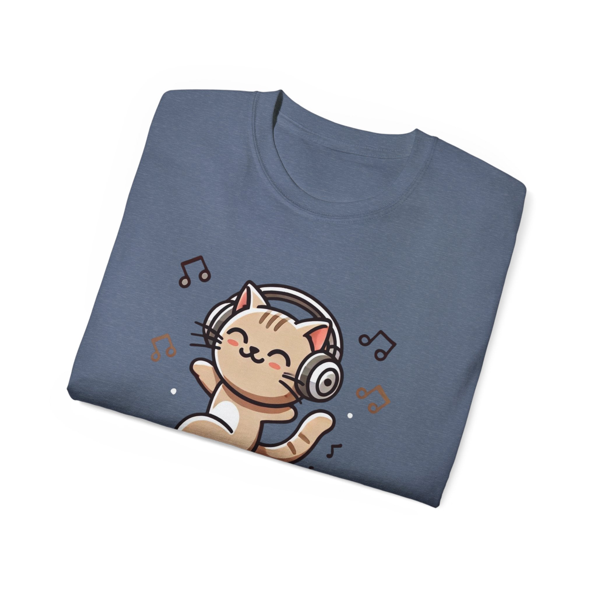 Meow It! Dancing Cat Headphones T-Shirt