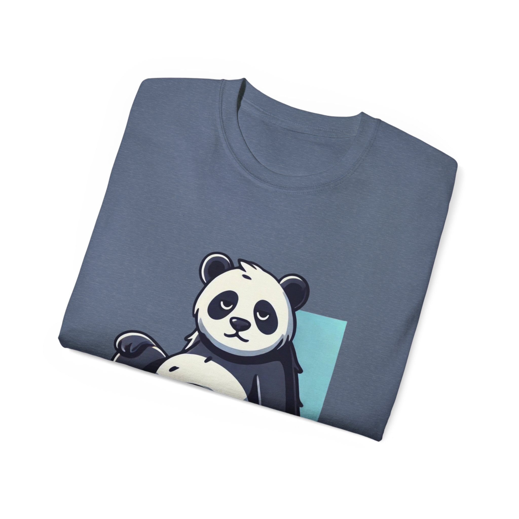 Energy Efficient Panda T-Shirt — "I'm Not Lazy, I'm Energy Efficient" Cute Graphic Tee