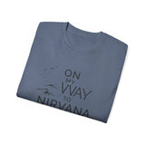 On My Way to Nirvana T-Shirt — Minimal Mountain Graphic Tee