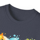Cute Trio Slime Tee — Colorful Kawaii Slime Characters T-Shirt