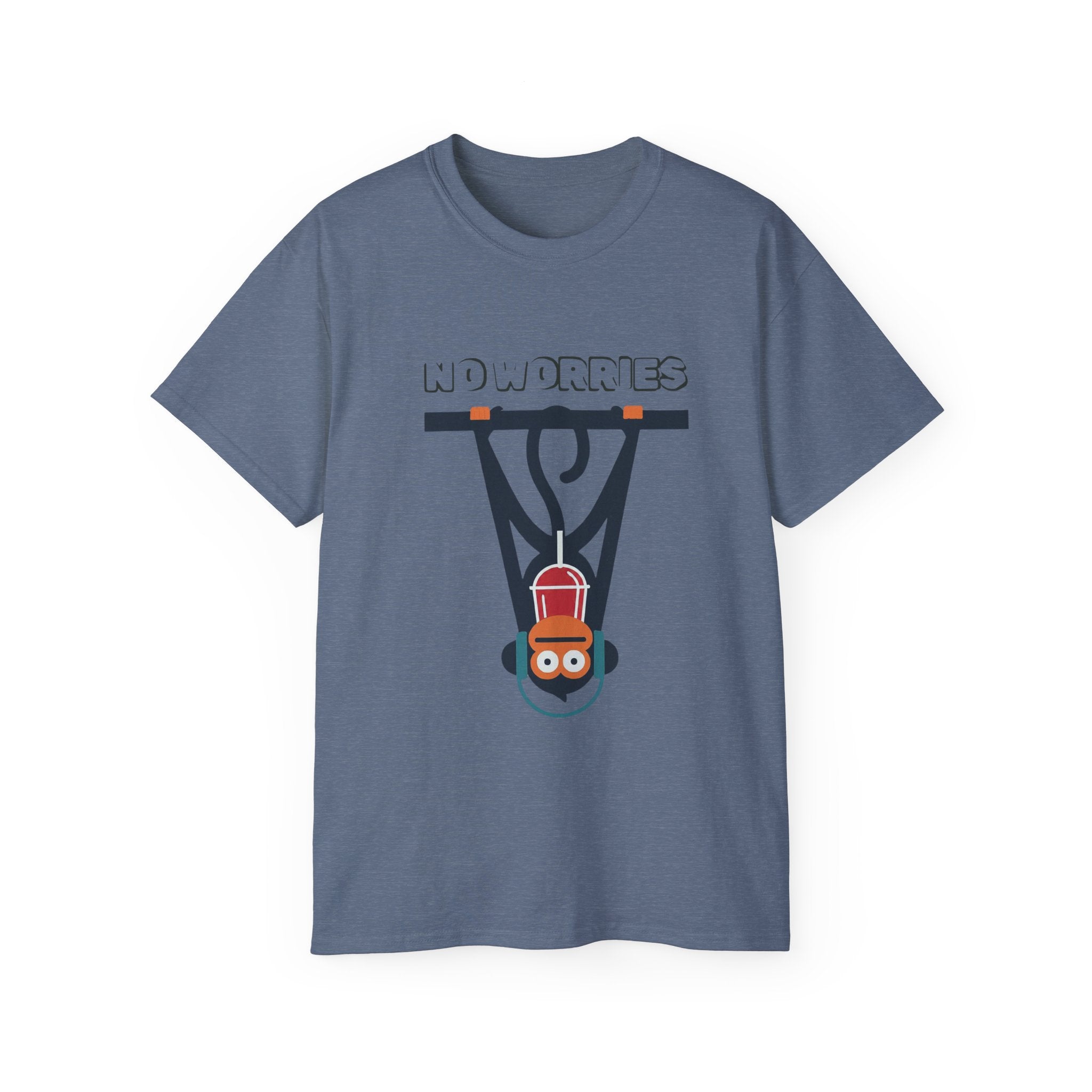 No Worries Sloth T‑Shirt — Cute Hanging Sloth Graphic Tee