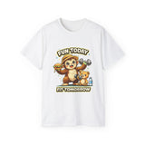 T-Shirt — “Fun Today, Fit Tomorrow” Sloth Workout Graphic Tee