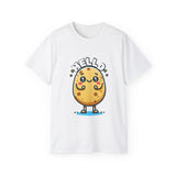 Hello Potato Cute Kawaii Tee — Funny Cartoon Veggie Shirt