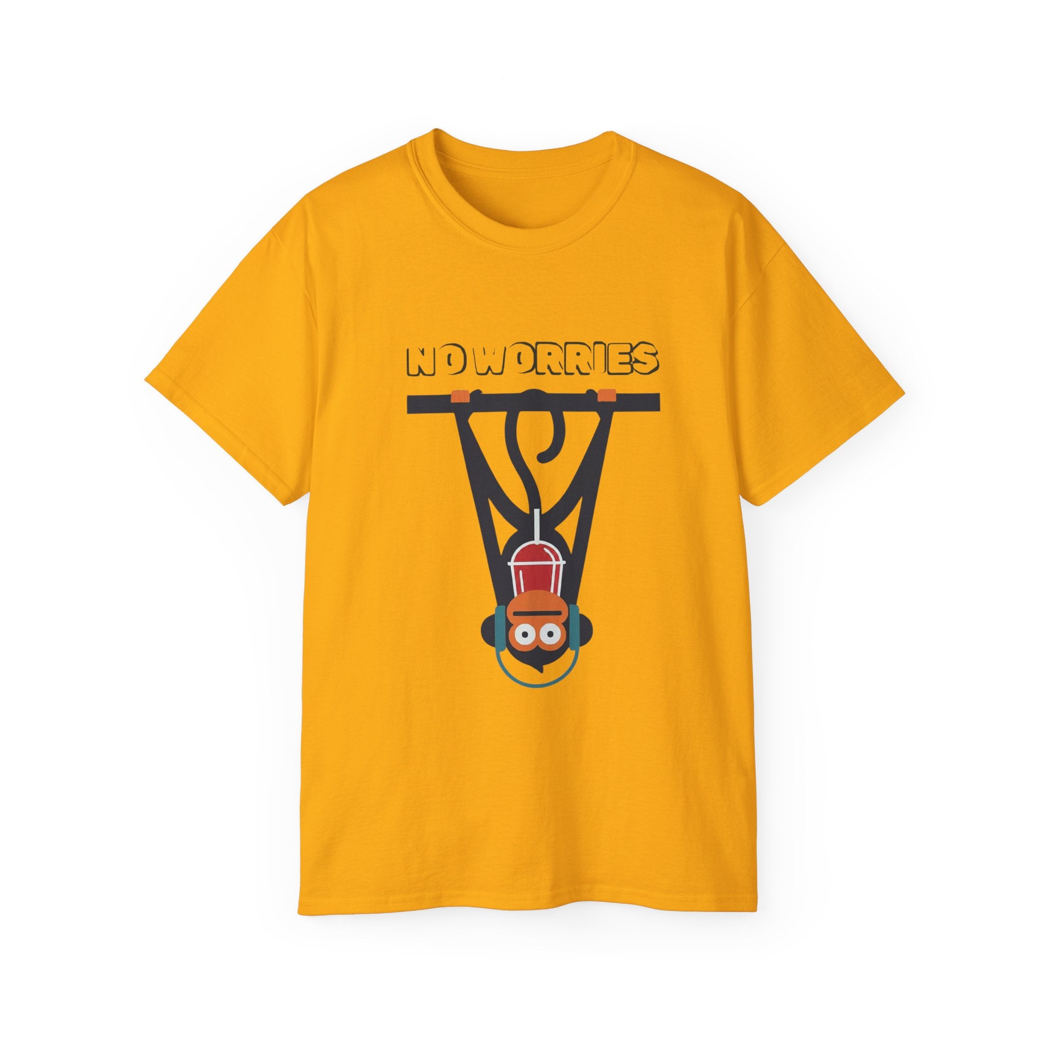 No Worries Sloth T‑Shirt — Cute Hanging Sloth Graphic Tee