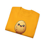 Potato Character T‑Shirt — Cute Kawaii 'Hello!' Tee