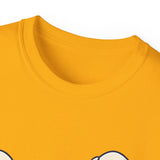 Cute Kawaii Egg Trio Graphic Tee — Adorable Chick Hatching T-Shirt