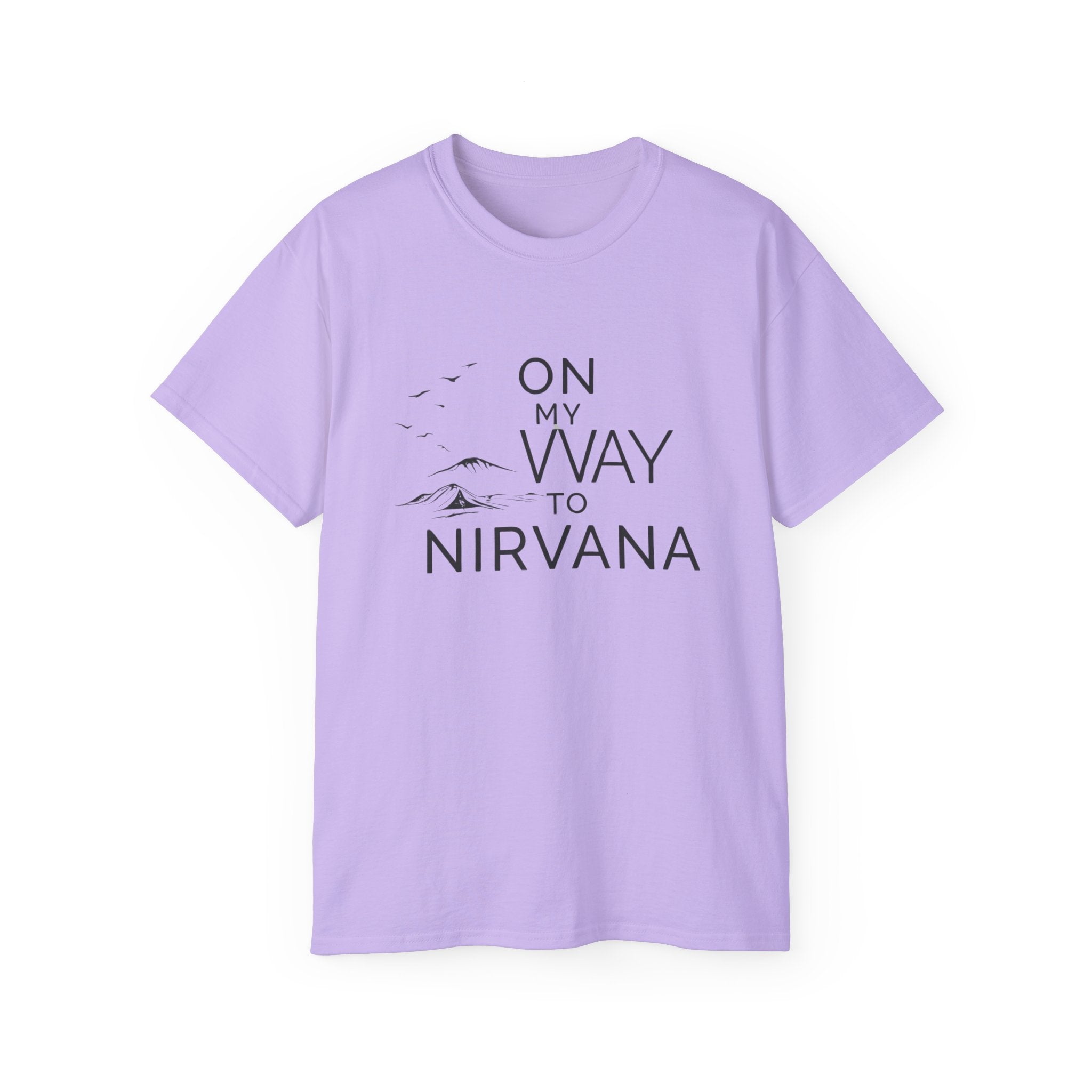 On My Way to Nirvana T-Shirt — Minimal Mountain Graphic Tee