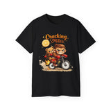 Cracking Miles Monkey Bike Tee — Cute Bear Rider Graphic T-Shirt