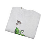 Pea Relaxing Tee — "Heya! It's A Long Time..." Funny Vegetable Graphic Shirt