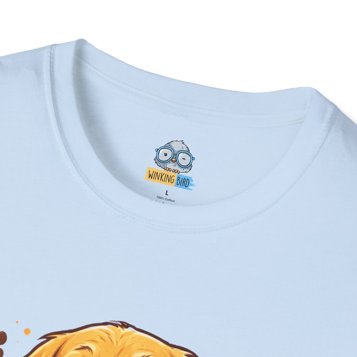 T-Shirt — "Pawfect Life" Golden Retriever Graphic Tee