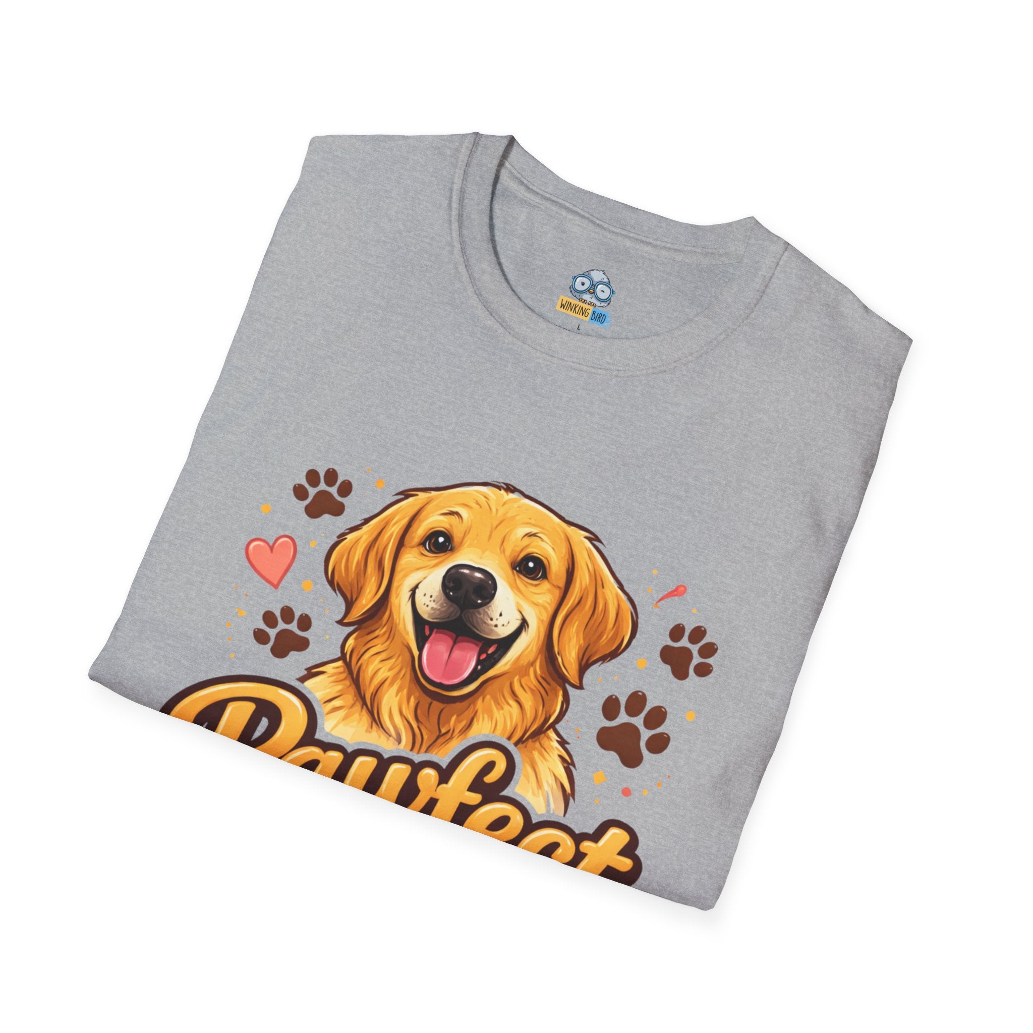 T-Shirt — "Pawfect Life" Golden Retriever Graphic Tee