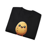 Potato Character T‑Shirt — Cute Kawaii 'Hello!' Tee