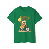 Cracking Miles Cute Bear on Bicycle T‑Shirt