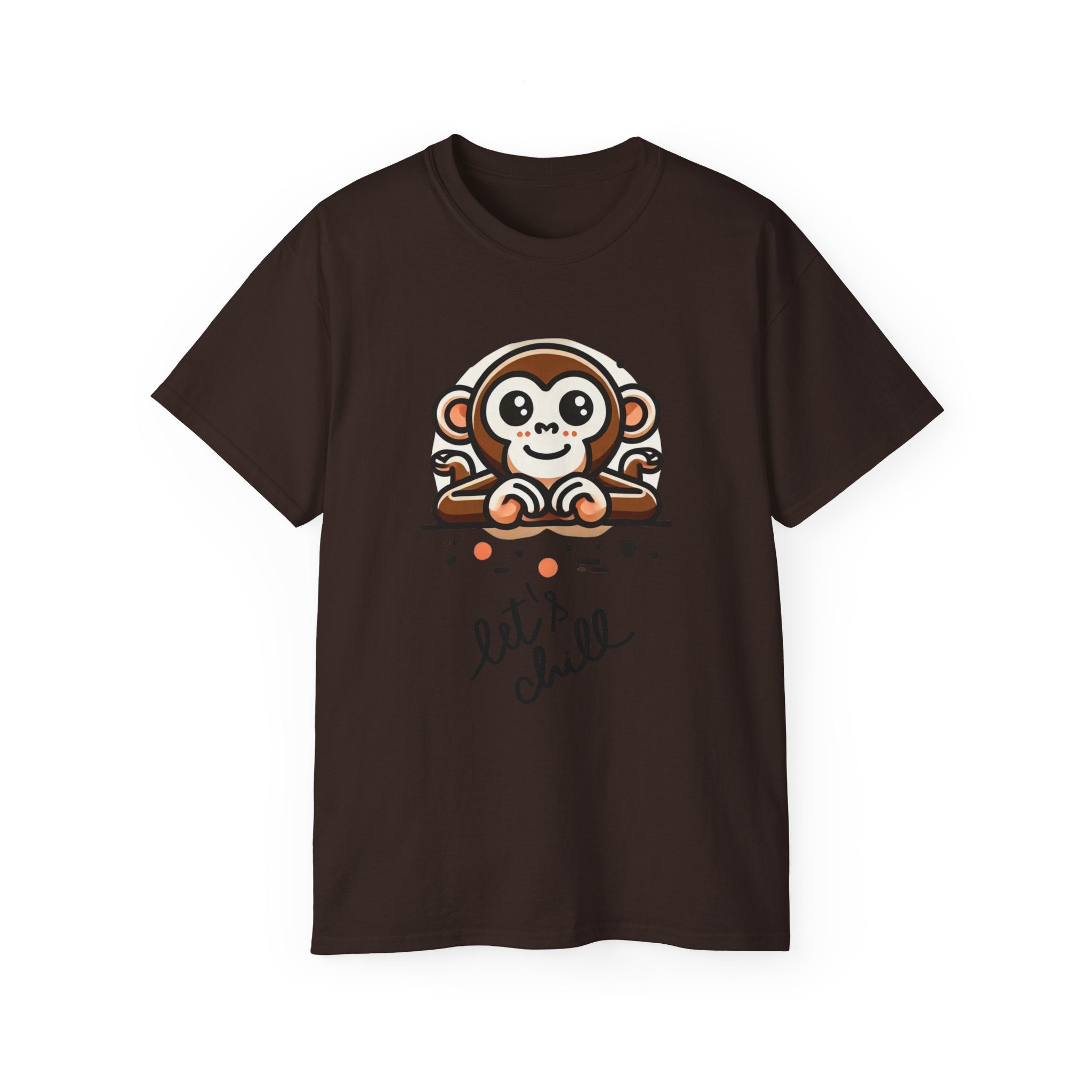 Let's Chill Monkey T-Shirt — Cute Relaxed Graphic Tee