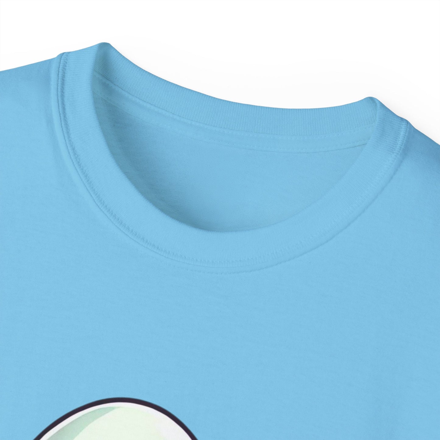 Eggs-cuse Me! Cute Egg Riding Bike T-Shirt — Funny Bicycle Cartoon Tee