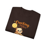 Cracking Miles Cute Bear on Bicycle T‑Shirt