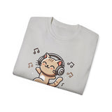 Meow It! Dancing Cat Headphones T-Shirt