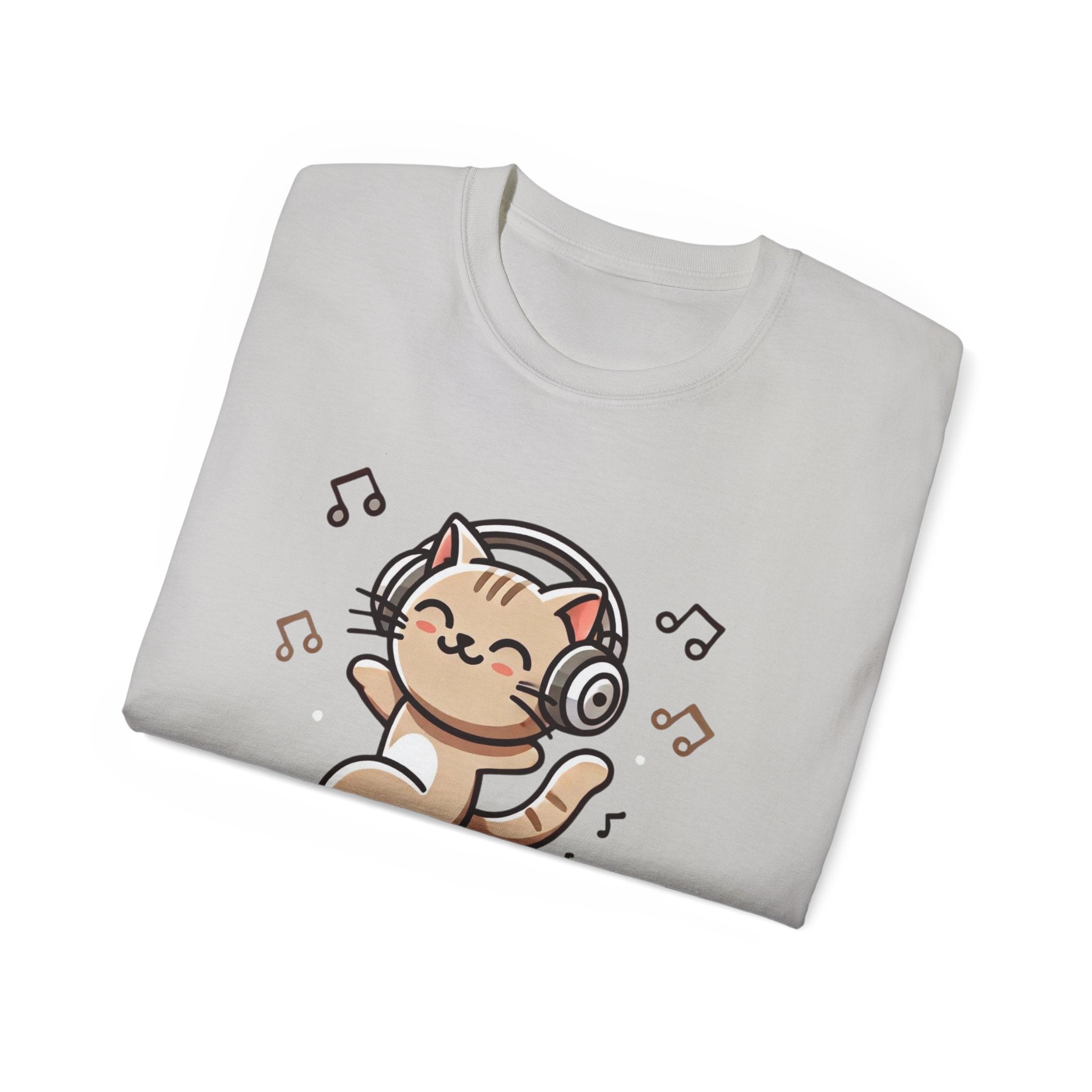 Meow It! Dancing Cat Headphones T-Shirt