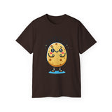Hello Potato Cute Kawaii Tee — Funny Cartoon Veggie Shirt